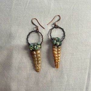 Rattlesnake earrings